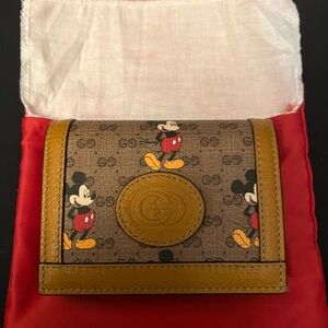 Gucci Disney Mickey Wallet